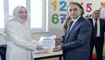 Rektörümüz Bay Köyü İlkokulunu Ziyaret Etti