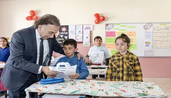 Rektörümüz Bay Köyü İlkokulunu Ziyaret Etti