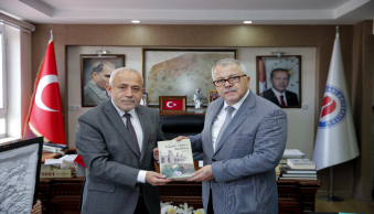 Türk Tarih Kurumu Başkanı ve Beraberindeki Heyet Üniversitemizi Ziyaret Ettiler