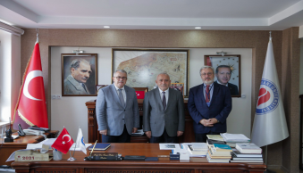 Türk Tarih Kurumu Başkanı ve Beraberindeki Heyet Üniversitemizi Ziyaret Ettiler