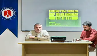 Üniversitemizde "BAP Bilgilendirme Semineri" Düzenlendi