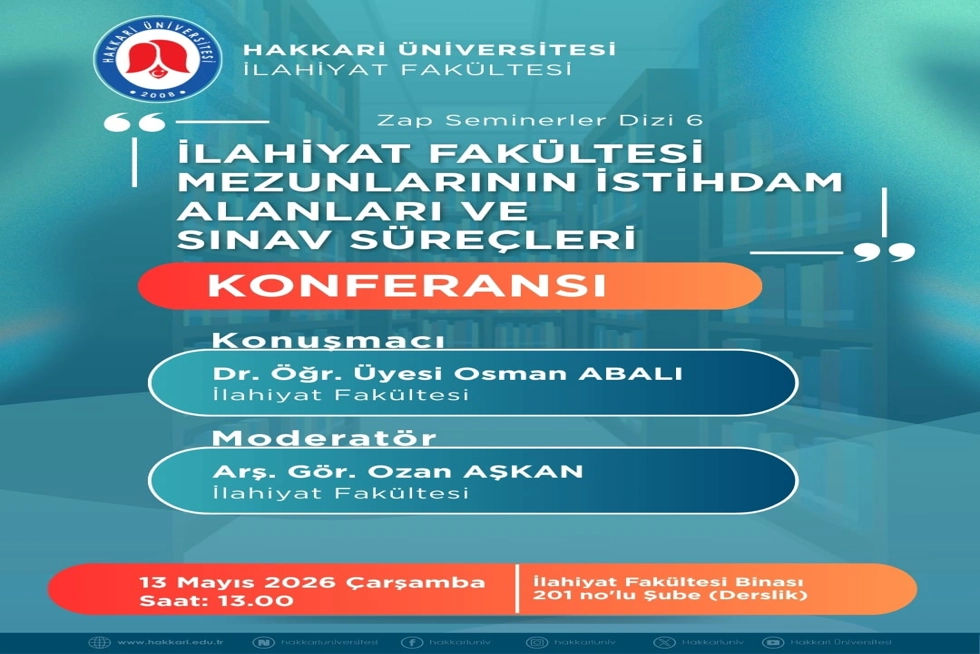 “İlahiyat Fakültesi Mezunlarının İstihdam Alanları ve Sınav Süreçleri” Konulu Konferans