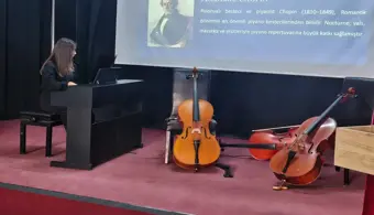 Güzel Sanatlar Fakültesi Öğrencilerimizden Viyolonsel ve Piyano Dinletisi