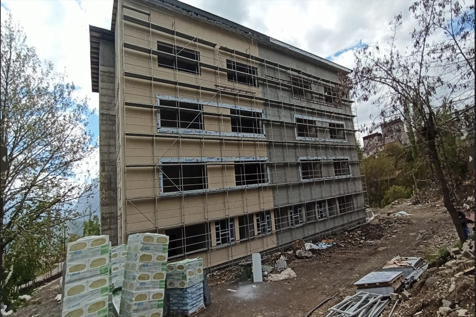 Hakkari Üniversitesi Çölemerik Meslek Yüksekokulu Binası ve Çevre Düzenlemesi Yapım İşi İnşaat Çalışmaları