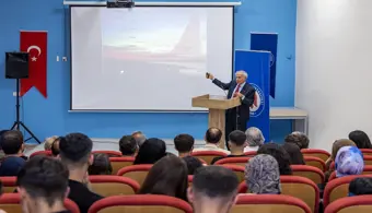 Üniversitemizde İklim Değişikliğini Önlemede Hidrojen Ekonomisi Konulu Konferans Düzenlendi