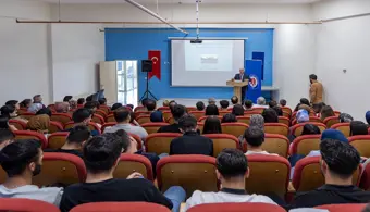 Üniversitemizde İklim Değişikliğini Önlemede Hidrojen Ekonomisi Konulu Konferans Düzenlendi
