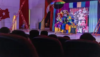 Üniversitemiz Ev Sahipliğinde Toti İle Poti Adlı Tiyatro Oyunu Sergilendi