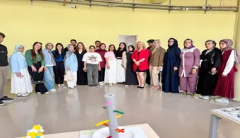 Çocuk Gelişimi Öğrencilerimiz Yıl Sonu Sergisi Düzenledi