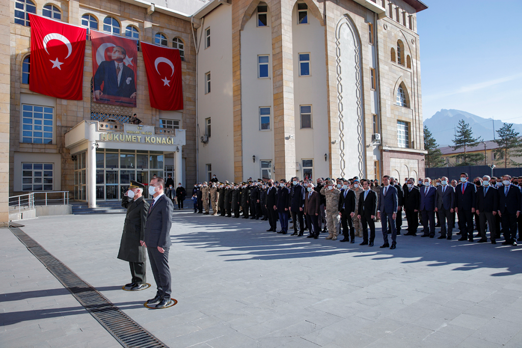 Hakkari’de 10 Kasım Atatürk´ü Anma Töreni Düzenlendi