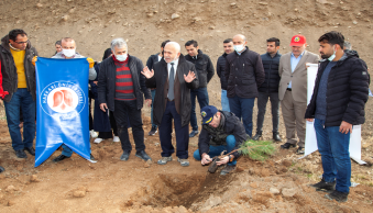 Milli Ağaçlandırma Günü Kapsamında Üniversitemizde Fidan Dikimi Gerçekleştirildi