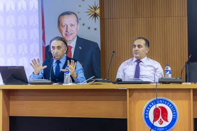 Rektörümüz Prof. Dr. Musa Gençcelep Başkanlığında Üniversitemizde Genel Akademik Toplantı Düzenlendi