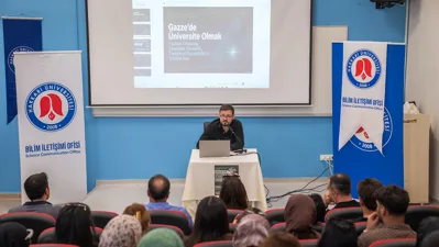 Üniversitemizde "Gazze'de Yükseköğretimin Yeniden İnşası" Konulu Seminer Düzenlendi