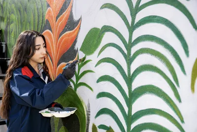 Güzel Sanatlar Fakültesinden Kampüse Sanatsal Dokunuş: Yerleşke Duvarları Sanatla Buluşuyor