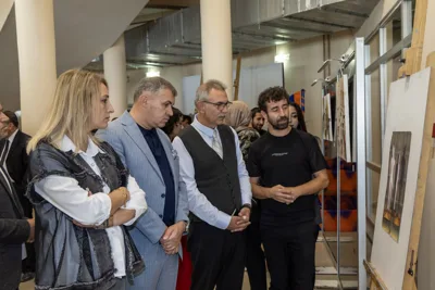 Üniversitemiz Sanat Topluluğu Resim Sergisi Sanatseverlerle Buluştu