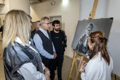 Üniversitemiz Sanat Topluluğu Resim Sergisi Sanatseverlerle Buluştu