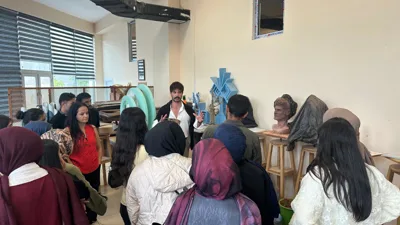 Sağlık Hizmetleri MYO Çocuk Gelişimi Programı "Kampüse Sanatsal Dokunuş" Çalışmasında Yer Aldı