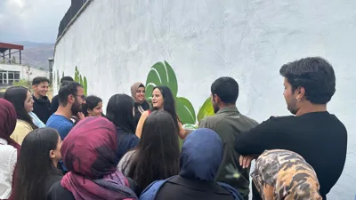 Sağlık Hizmetleri MYO Çocuk Gelişimi Programı "Kampüse Sanatsal Dokunuş" Çalışmasında Yer Aldı