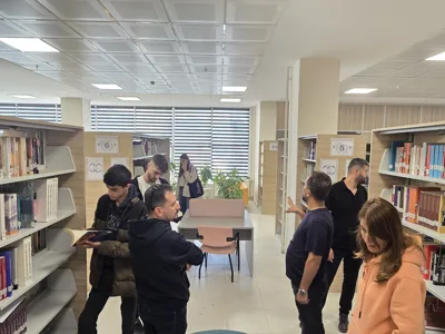 Oryantasyon Programı Kapsamında Üniversite Kütüphanesini Ziyaret Ettik