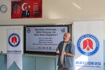 Üniversitemiz Bilim Kafe Etkinlikleri Kapsamında Yüksekova’daki Öğrencilerle Buluştu