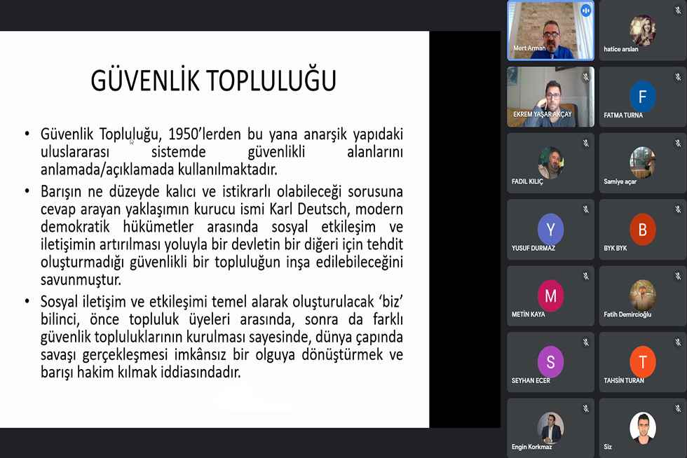 Üniversitemizde Batı Balkanların EuroAtlantik Kurumlarla Entegrasyonu Konulu Söyleşi Yapıldı