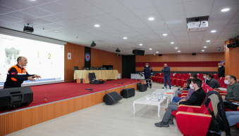 Üniversitemizde Temel Afet Bilinci Eğitimi Verildi