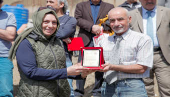 Üniversitemizde Hakkari Yöresinde Meyve Bahçelerinin Kalite ve Standartlarının Artırılması Eğitimi Verildi