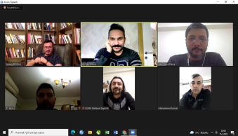 Online Toplantılar İle Projemizi Geliştiriyoruz.