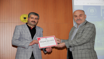 Üniversitemiz Akademik ve İdari Personeline Başarı Ödülleri Verildi.