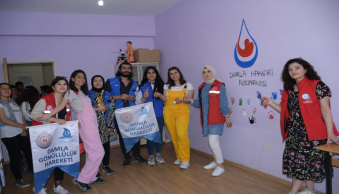 Öğrencilerimiz Köy Okuluna Kütüphane Kazandırdı
