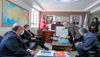 Gazi Üniversitesi Rektörü Prof. Dr. Musa Yıldız Üniversitemizi Ziyaret Etti