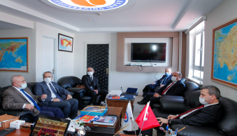 Gazi Üniversitesi Rektörü Prof. Dr. Musa Yıldız Üniversitemizi Ziyaret Etti