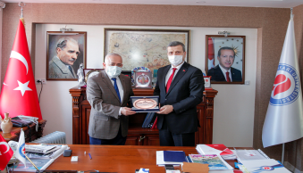 Gazi Üniversitesi Rektörü Prof. Dr. Musa Yıldız Üniversitemizi Ziyaret Etti