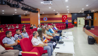 Üniversitemizde Yangın Eğitimi ve Tatbikatı Gerçekleştirildi