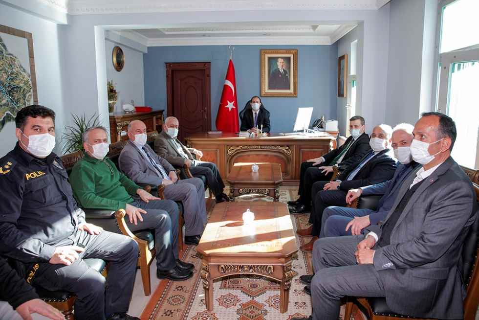 Rektörümüz ve Gazi Üniversitesi Rektörü İlçelerimizi Ziyaret Etti