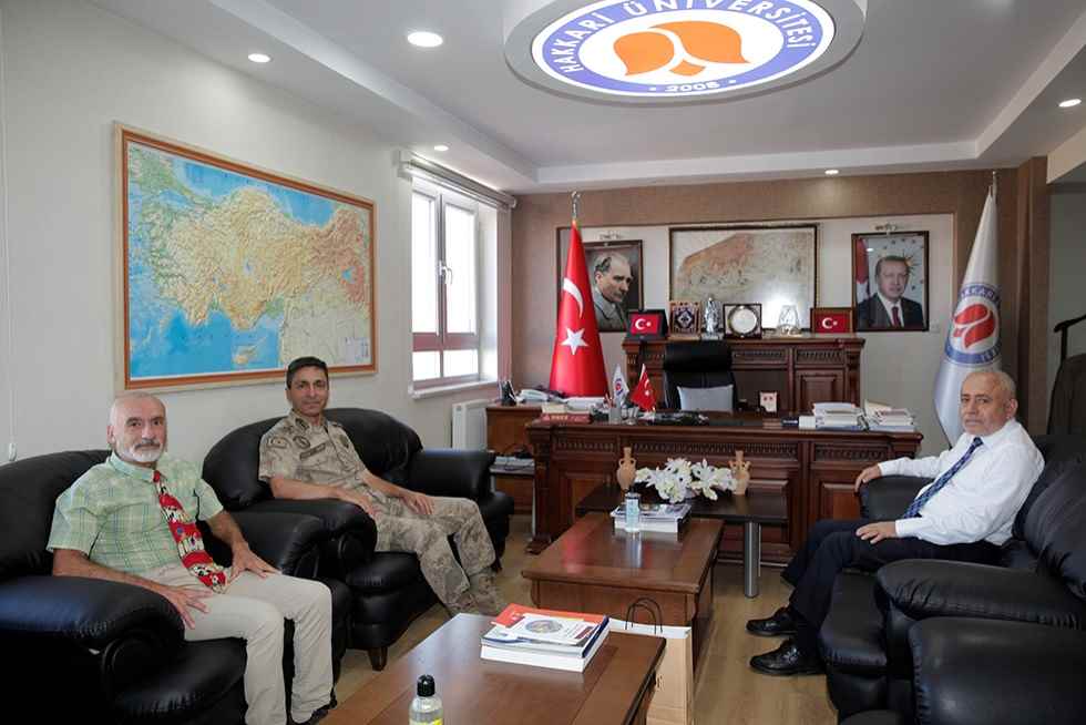 İl Jandarma Komutanı Rektörümüzü Ziyaret Etti