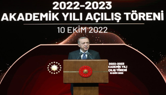 Rektörümüz Cumhurbaşkanlığı Külliyesi’nde Gerçekleştirilen 2022-2023 Akademik Yılı Açılış Töreni’ne Katıldı