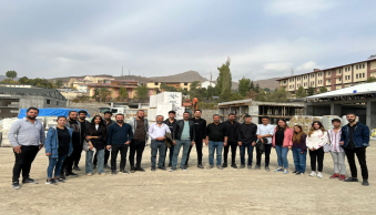 İnşaat Teknolojisi Programı Öğrencileri Karayolları 114 Hakkari Şube Şefliğini Ziyaret Ettiler