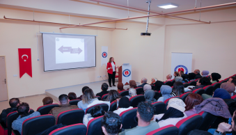 Üniversitemizde Kadına Yönelik Şiddet Farkındalığı Eğitimi, Güçlü Kadınlar Güçlü Yarınlar ve İş Hayatında Mobbing Konulu Seminer Verildi