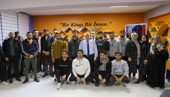 Rektörümüz Kütüphane Söyleşileri Programına Katıldı