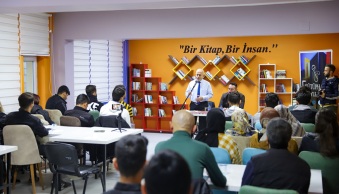 Rektörümüz Kütüphane Söyleşileri Programına Katıldı
