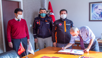 Üniversitemiz İle İl Afet ve Durum Müdürlüğü Arasında İş Birliği Protokolü İmzalandı