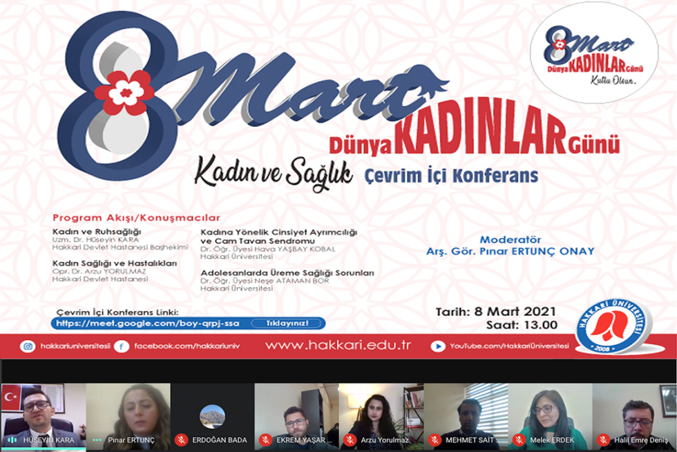 Üniversitemizde “Kadın ve Sağlık” Konulu Konferans Düzenlendi