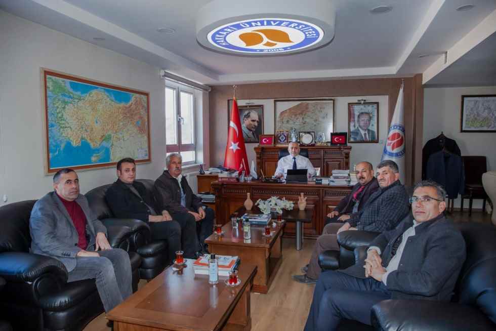 Muhtarlar Rektörümüzü Ziyaret Etti