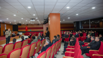 Üniversitemiz Personeline Hizmeti İçi Eğitim Verildi